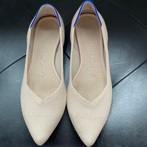 Ecru Rothy’s Points Size 6